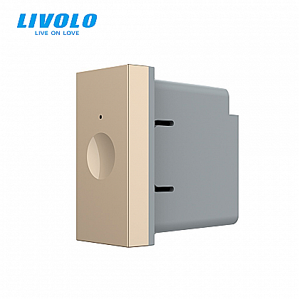 Modul intrerupator simplu tactil, 1M auriu [1]