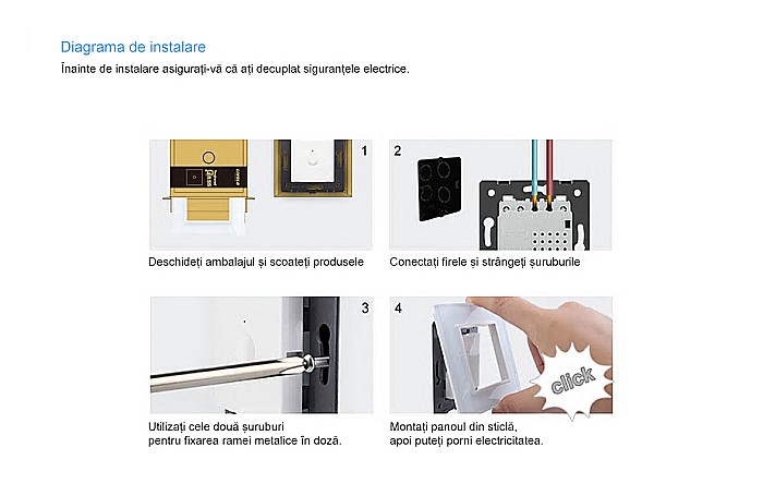 Modul lampa de orientare scara, cu senzor miscare gri [13]
