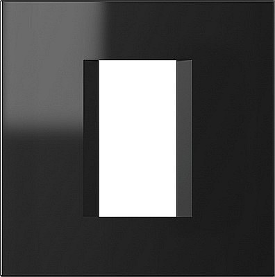 Modul Line Rama 1/2M IP20 Negru [1]