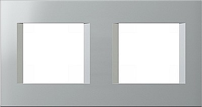 Modul Line Rama 2x2M IP20 Argintiu [1]