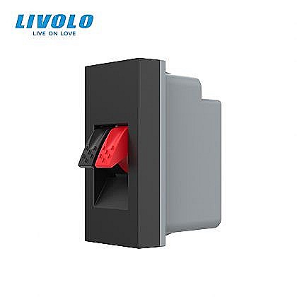 Modul priza cabluri audio, 1M negru [1]