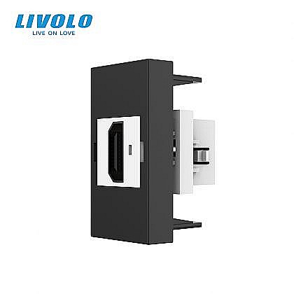 Modul priza HDMI 1M negru [1]