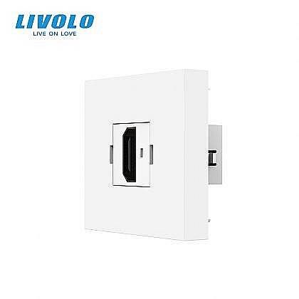 Modul priza HDMI 2M alb [1]