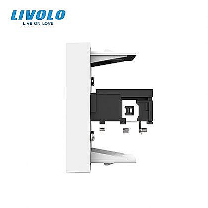 Modul priza microfon 1M auriu [2]