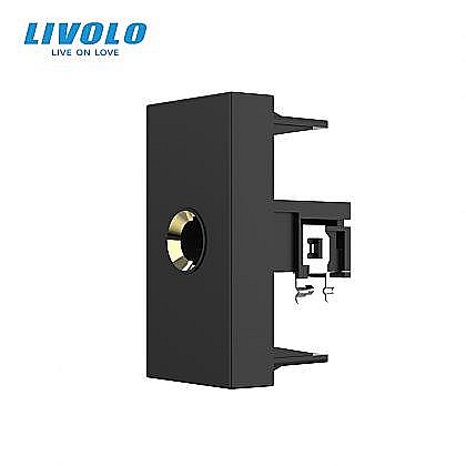 Modul priza microfon 1M negru [1]