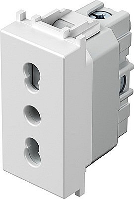 Modul Priză S. Ita 1M 16A ST IP20 Alb [2]