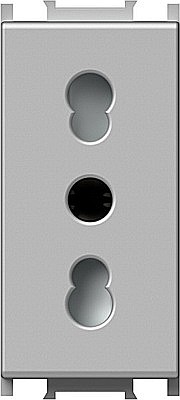 Modul Priză S. Ita 1M 16A ST IP20 Argint [1]