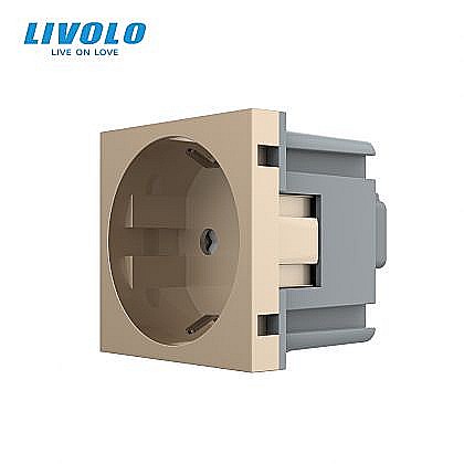 Modul Priză Schuko auriu [1]