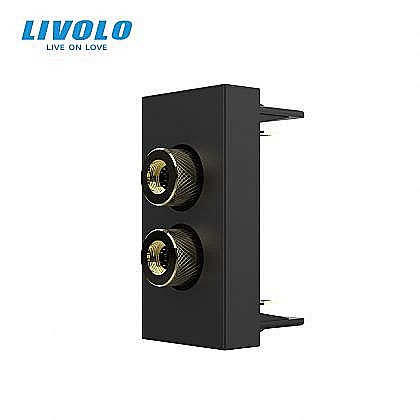 Modul priza sunet, tip banana, 1M negru [1]