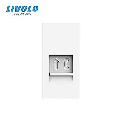 Modul priza telefon RJ11, 1M gri [3]