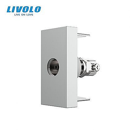 Modul priza TV 1M gri [1]
