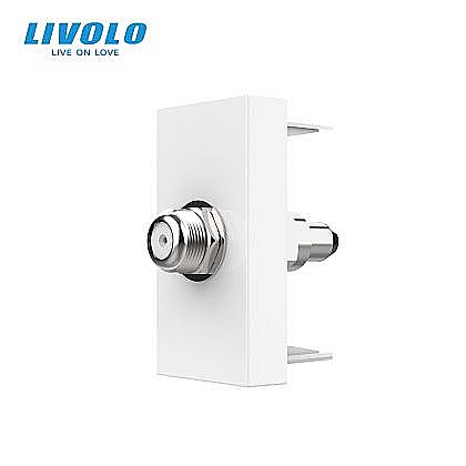 Modul priza TV Satelit, 1M alb [1]