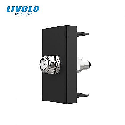 Modul priza TV Satelit, 1M negru [1]