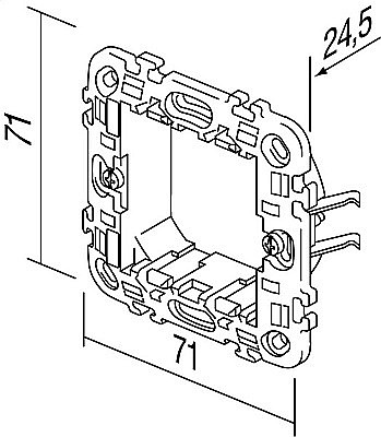 Modul Rama fixare  2m Upac [3]
