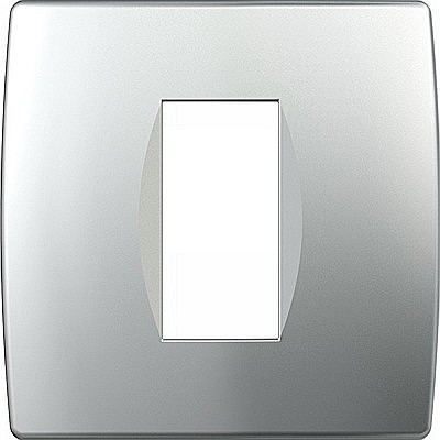 Modul Soft Rama 1/2M IP20 Argint [1]