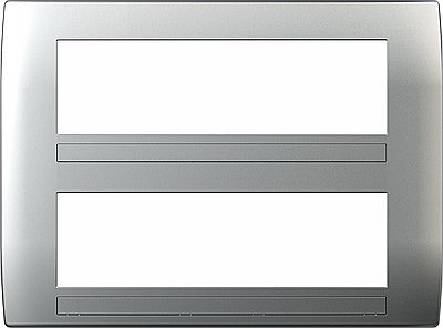 Modul Soft Rama 2x7M IP20 Argintiu [1]