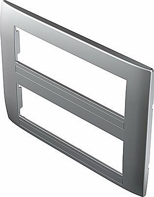 Modul Soft Rama 2x7M IP20 Argintiu [2]