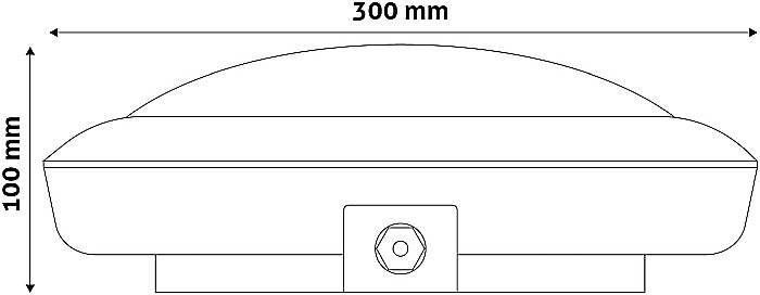 (Neptun) IP66 Plafoniera 15W NW 4000K+Senzor microunde+Emergency Battery back up [5]
