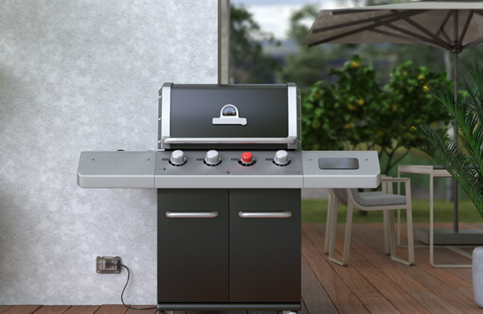 Pachet Priză Exterior 4BOX Wide IP66 Antracit 16A Schuko [4]