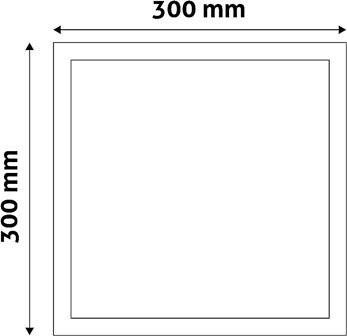 Plafoniera LED ALU 24W 300x300 3000K [5]