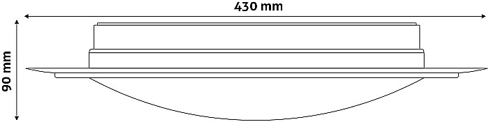 Plafoniera LED Oyster Ares [3]