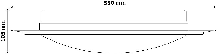 Plafoniera LED Oyster Ares [3]