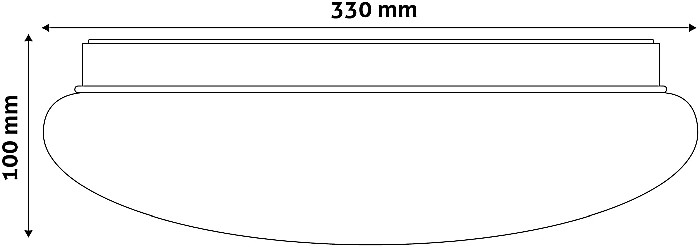Plafoniera LED Oyster Atlas (Mosaic) [3]