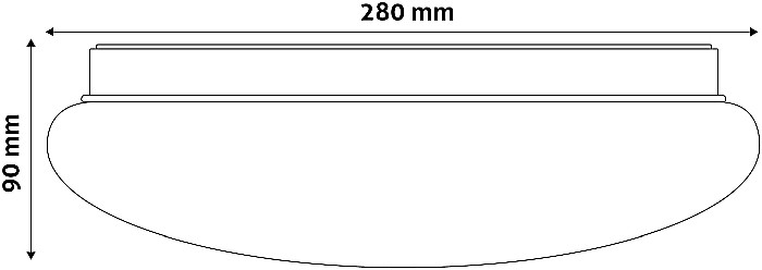 Plafoniera LED Oyster Cordelia 12W 4000K [3]