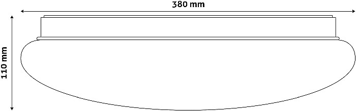 Plafoniera LED Oyster Cordelia [3]