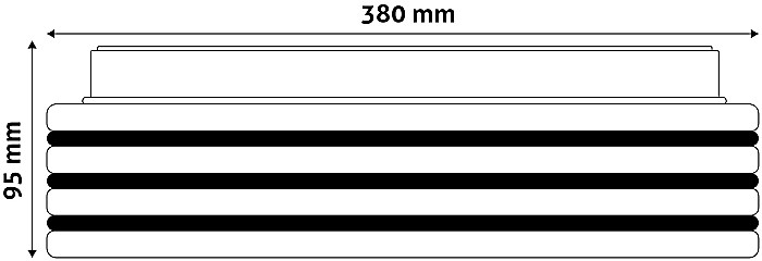 Plafoniera LED Oyster Helios 24W 4000K [3]