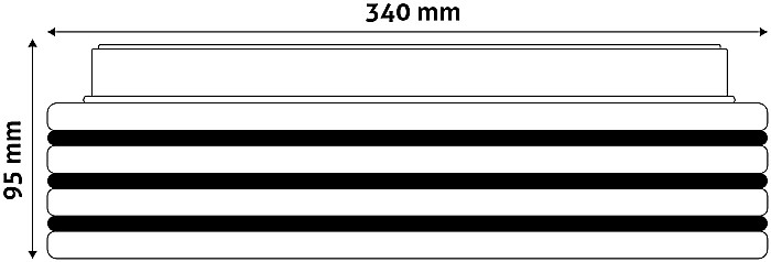 Plafoniera LED Oyster Helios [3]