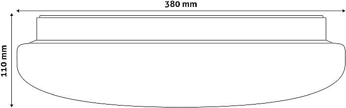 Plafoniera LED Oyster Patrat type Desdemona 24W 4000K [3]