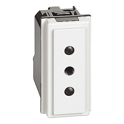 Priza 2P+T 10A 250Vac alb Living Now [1]