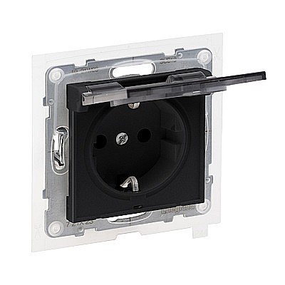 Priza 2P+T, IP44, term aut. prot copii, ng Legrand New Suno [1]