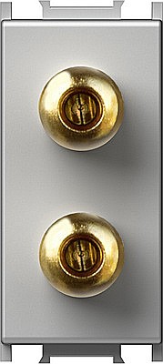 Priza audio LOUDSPEAKERS1M TEM argintiu [1]