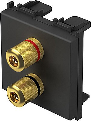 Priza AUDIO LOUDSPEAKERS2M TEM negru [2]