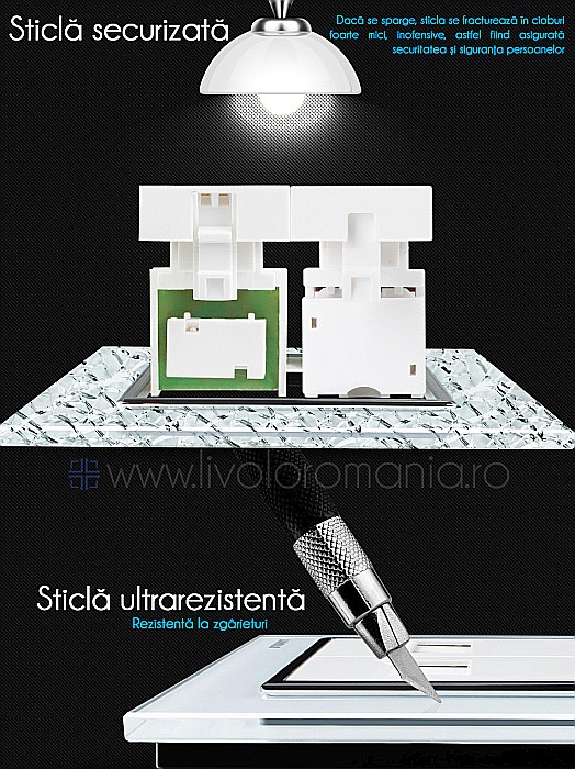 Priză dublă telefon + rețea calculator, RJ11+RJ45 negru [4]