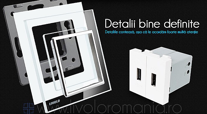 Priză dublă USB auriu [3]