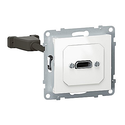 Priza HDMI precablata, alb Legrand New Suno [1]