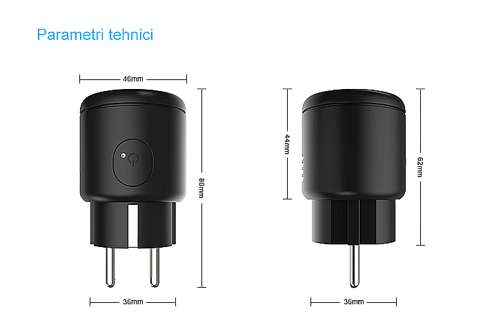 Priza inteligenta plug-in WiFi, control aplicatie, Livolo [13]