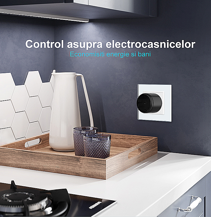 Priza inteligenta plug-in WiFi, control aplicatie, Livolo [7]