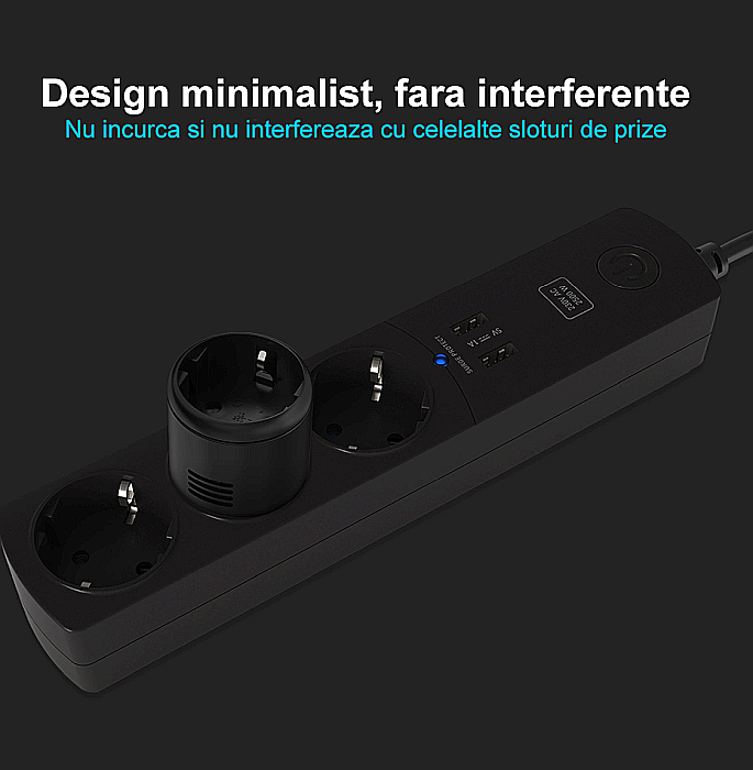 Priza inteligenta plug-in WiFi, control aplicatie, Livolo [12]