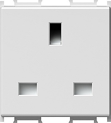 Priză S.Britanic 1P 13A TEM ST IP20 Alb [1]