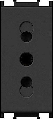 Priză Schuko 1M TEM 10A ST IP20 Negru [1]