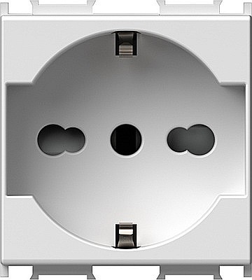 Priză SCHUKO 1P TEM 16A ST IP20 Alb [1]