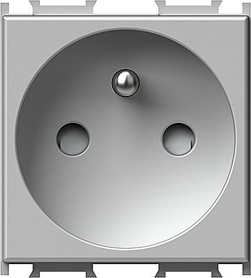 Priză Schuko 1P TEM 16A ST IP20 Argint, Set 10 buc [1]