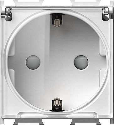 Priză SCHUKO cu cap. 1P 16A TEM ST IP20 Alb, Set 10 buc [1]