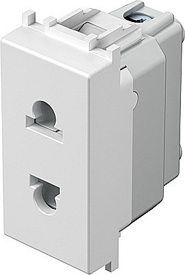 Priză Schuko EURO 1M TEM 16A ST IP20 Alb [2]