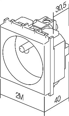 Priza Schuko Euro+KS2P+E 16A 250V TEM antracit [3]