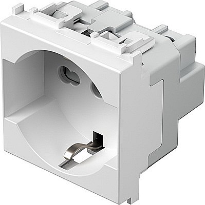 Priza Schuko+Protectie copii TEM alb, Set 10 buc [2]